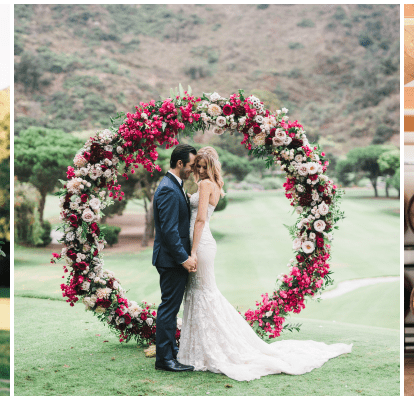 Aros con flores y plantas: vas a alucinar con esta tendencia de bodas